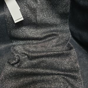 Bloomdales sandro brand long metallic style skirt